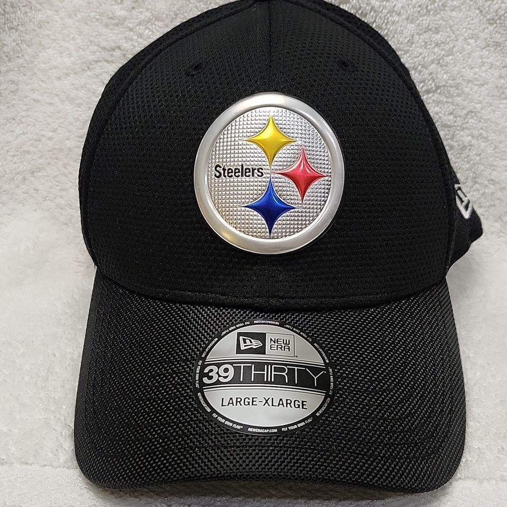 New Era 39Thirty Pittsburgh Steelers Stretchfit Hat - New